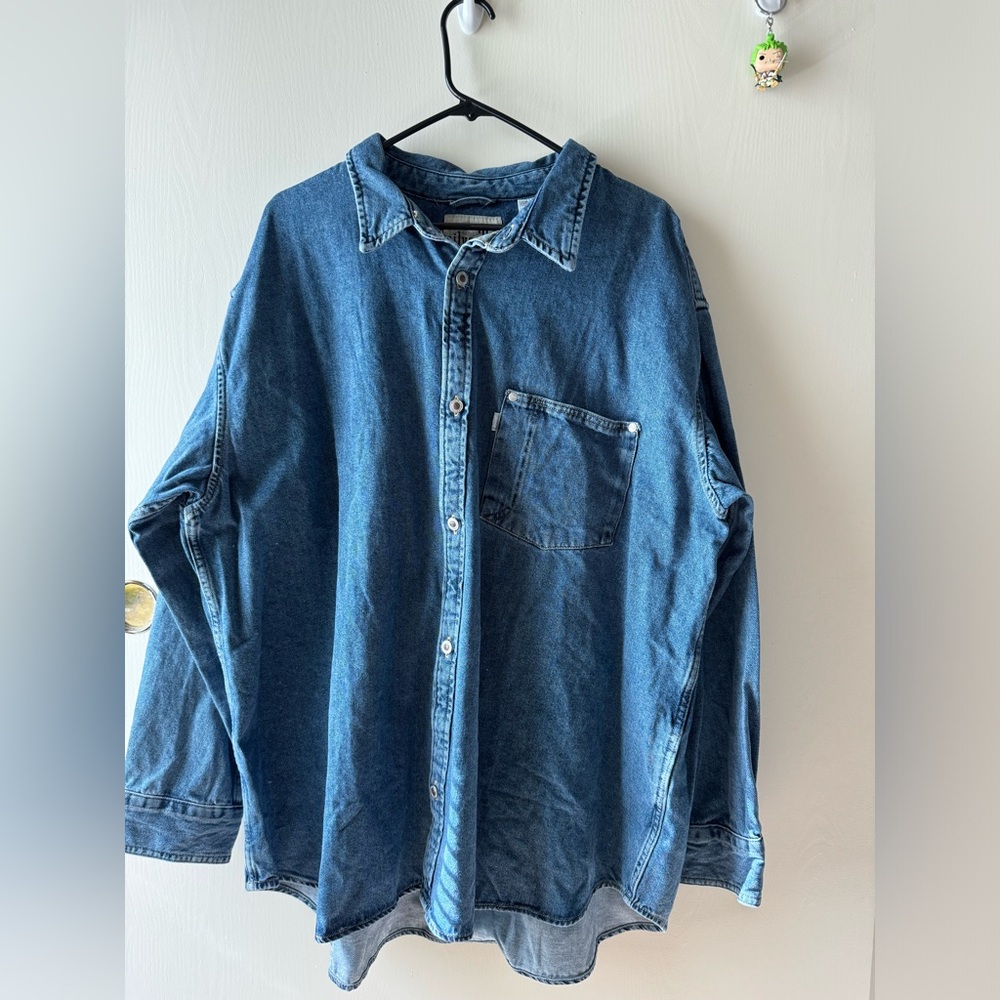 90s Levis Silver Tab Denim Shacket Unisex Women's / Men's